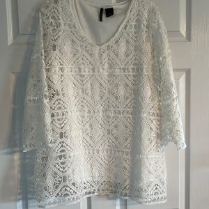 White Lacey shirt